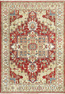 Dynamic Rugs Juno 6882-130 Ivory/Red Area Rug