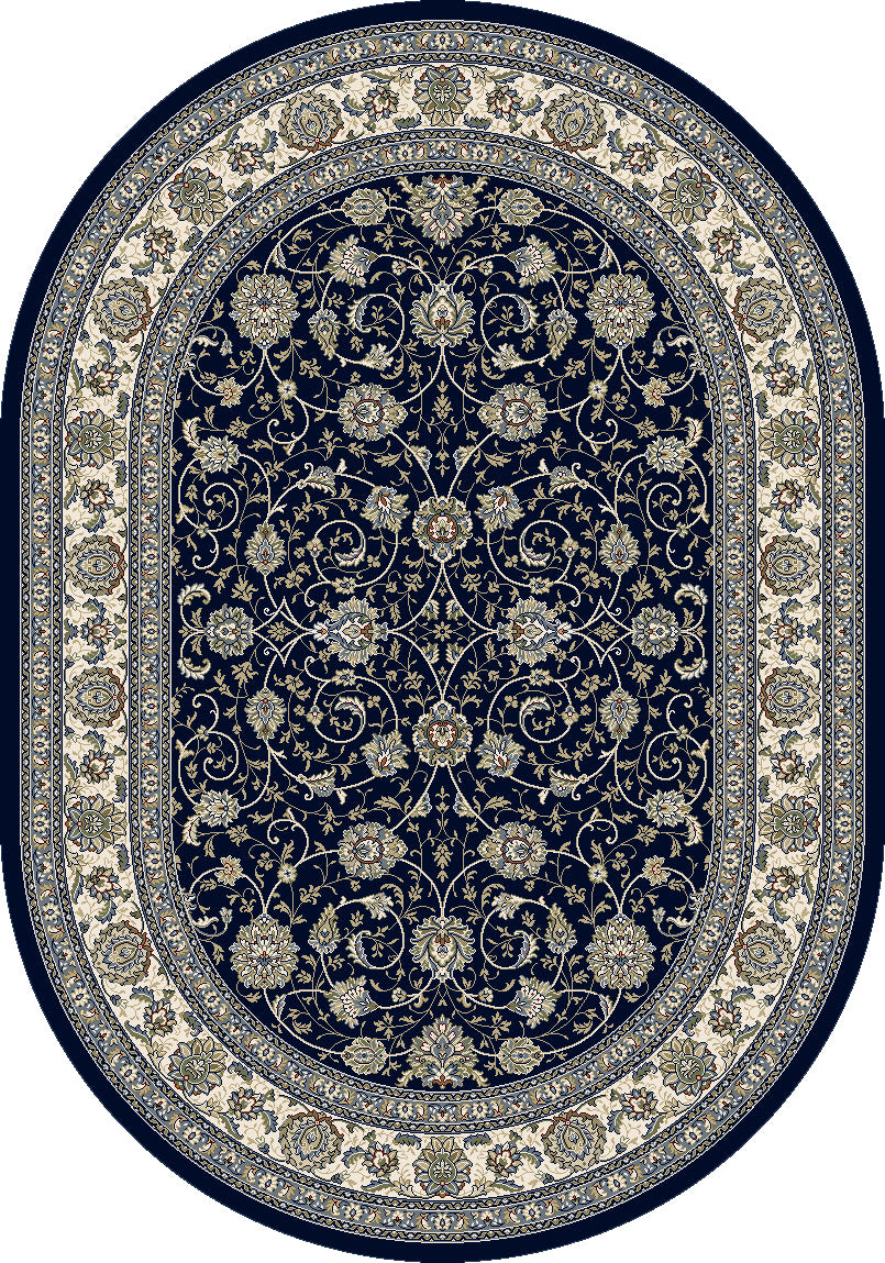 Ancient Garden 57120-3464 Blue/Ivory Area Rug