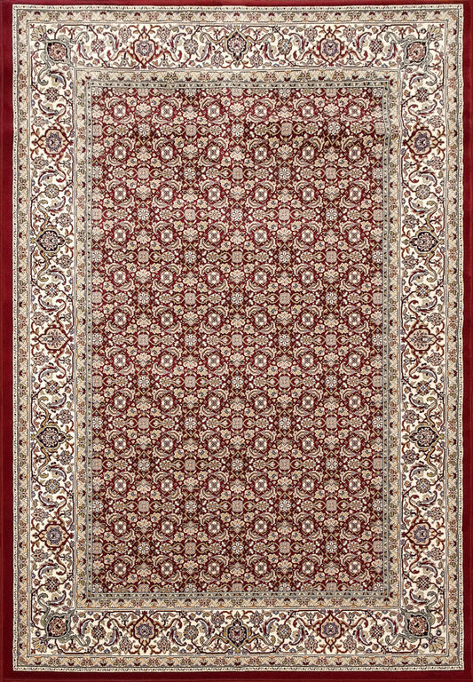 Ancient Garden 57011-1414 Red/Ivory Area Rug
