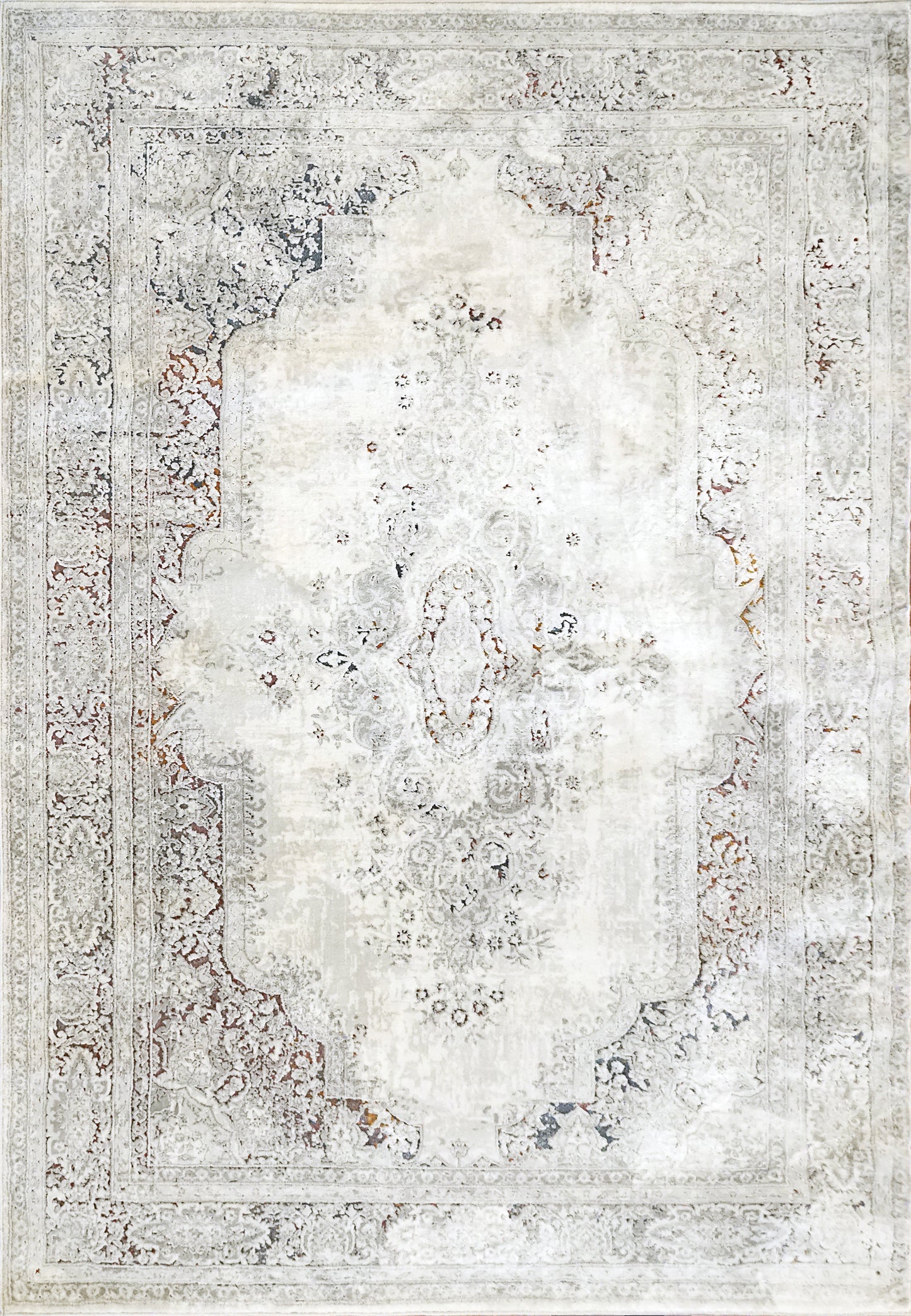Torino 3337-135 Ivory/Red/Blue Area Rug