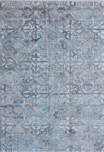 Dynamic Rugs Posh 7815-950 Grey/Blue Area Rug