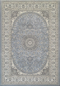 Dynamic Rugs Ancient Garden 57119-4646 Steel Blue/Cream Area Rug
