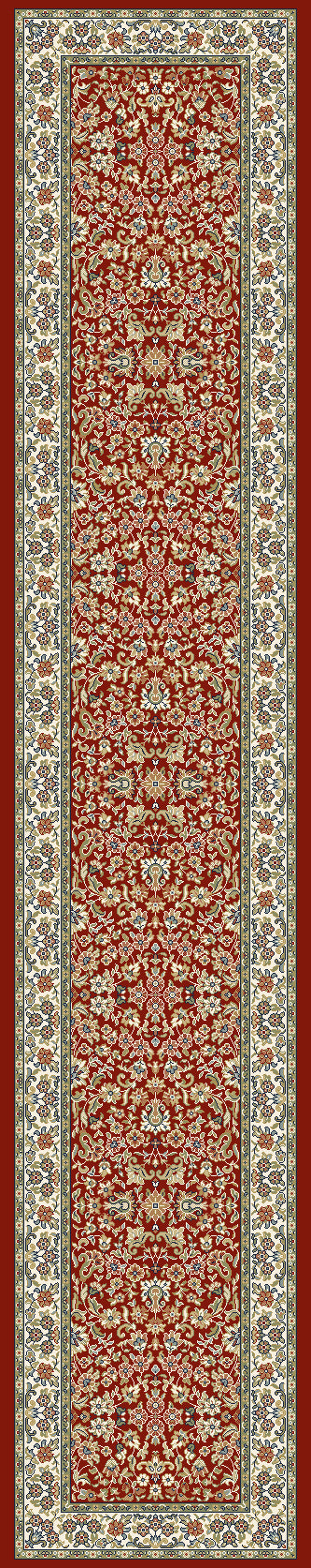 Dynamic Rugs Ancient Garden 57078-1414 Red/Ivory Area Rug