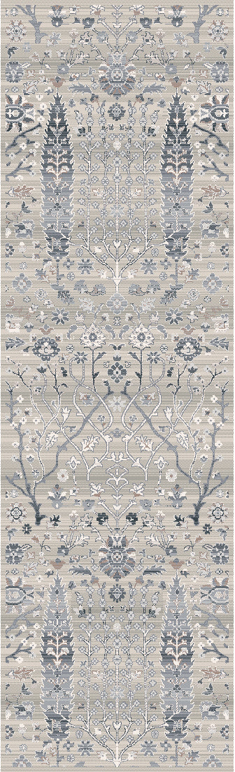 Refine 4635-897 Taupe/Silver/Gold Area Rug