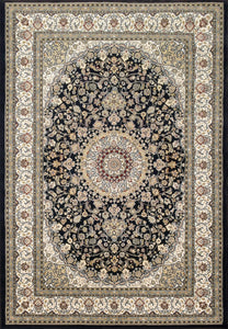 Dynamic Rugs Ancient Garden 57119-3434 Blue/Ivory Area Rug