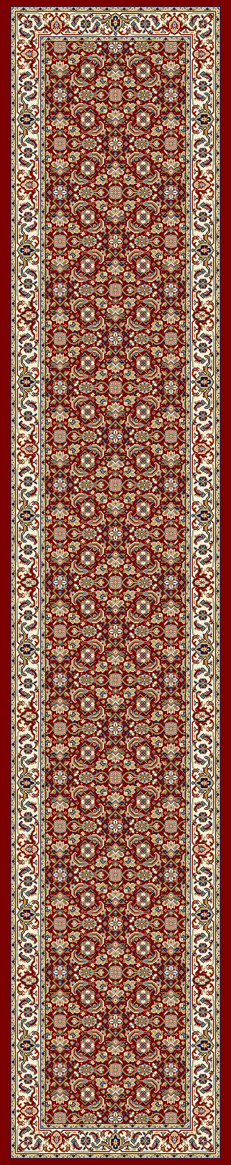 Dynamic Rugs Ancient Garden 57011-1414 Red/Ivory Area Rug