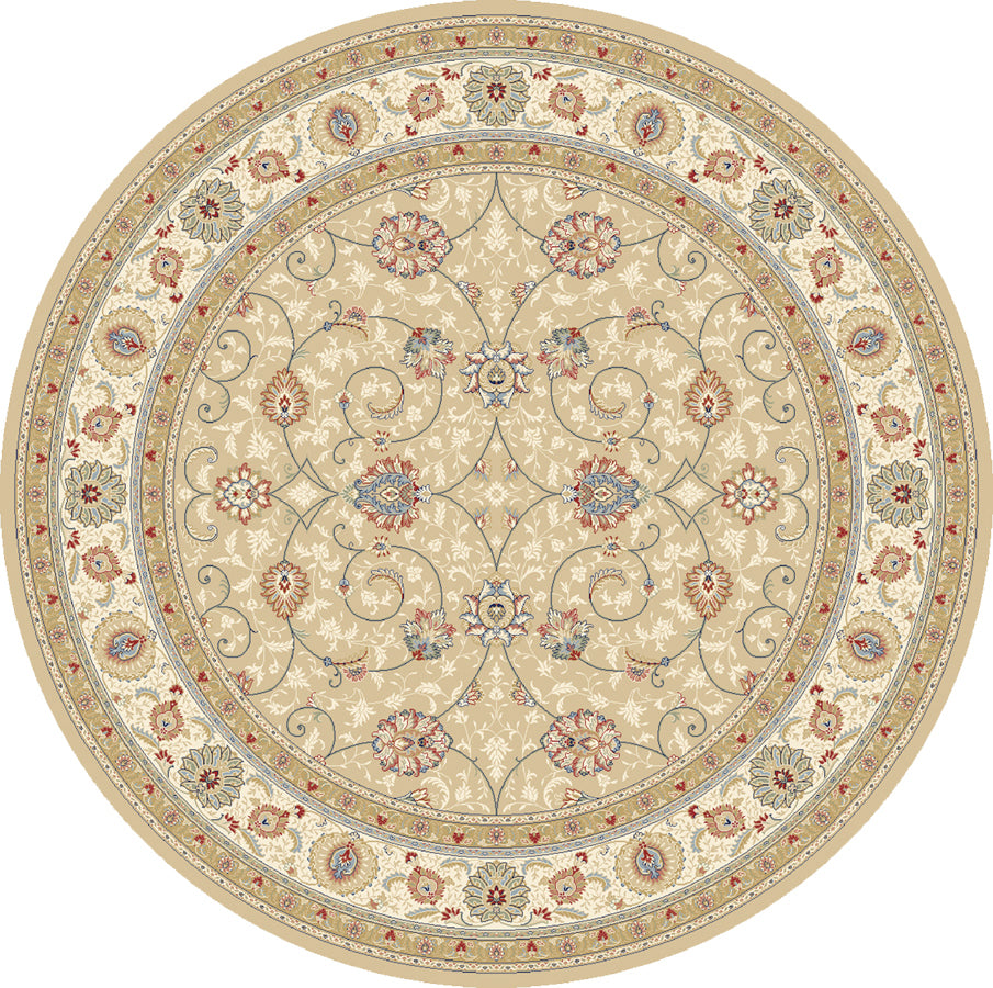 Dynamic Rugs Ancient Garden 57120-2464 Light Gold/Ivory Area Rug