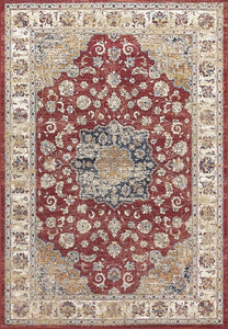 Dynamic Rugs Ancient Garden 57559-1464 Red/Ivory Area Rug