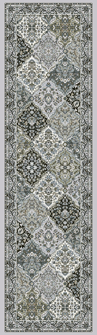 Dynamic Rugs Ancient Garden 57008-9696 Cream/Grey Area Rug