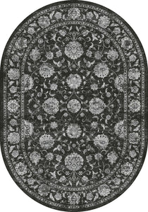 Dynamic Rugs Ancient Garden 57126-3636 Charcoal/Silver Area Rug