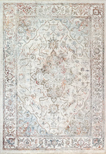 Dynamic Rugs Mood 8457-351 Red/Blue/Ivory Area Rug