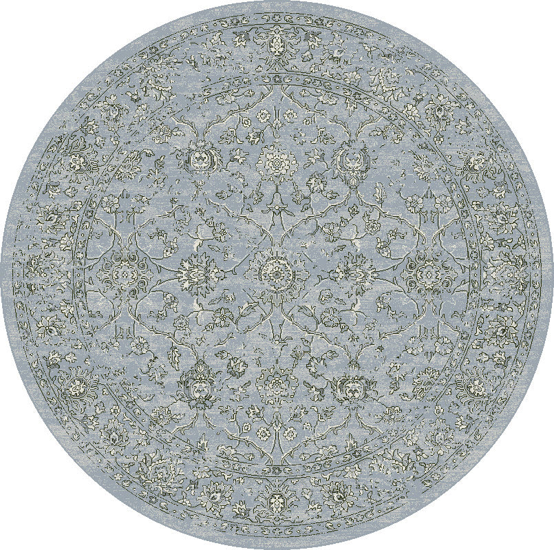 Ancient Garden 57136-4646 Steel Blue/Cream Area Rug