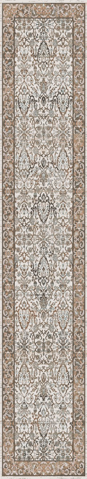 Cullen 5702-801 Brown/Ivory Area Rug