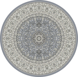 Dynamic Rugs Ancient Garden 57119-4646 Steel Blue/Cream Area Rug