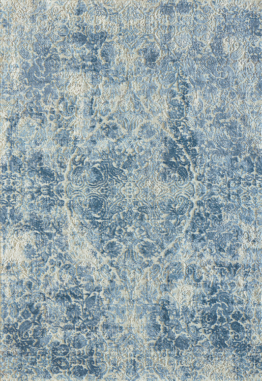 Quartz 27040-500 Ivory/Blue Area Rug