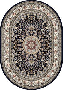 Dynamic Rugs Ancient Garden 57119-3434 Blue/Ivory Area Rug