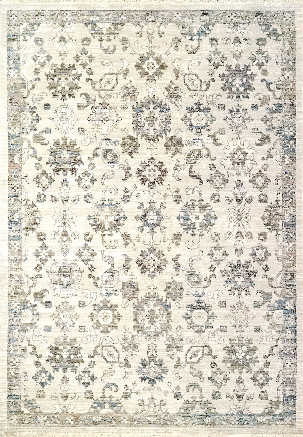 Dynamic Rugs Refine 4634-895 Cream/Grey/Blue Area Rug