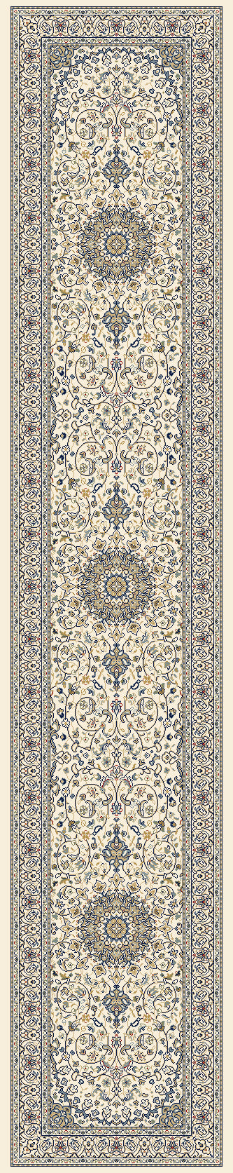 Ancient Garden 57119-6464 Ivory Area Rug