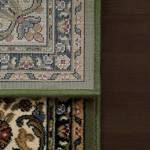 Dynamic Rugs Ancient Garden 57078-4444 Green/Ivory Area Rug