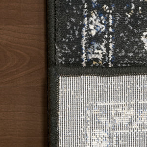 Dynamic Rugs Ancient Garden 57126-3636 Charcoal/Silver Area Rug