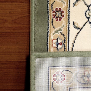 Dynamic Rugs Ancient Garden 57365-4464 Green/Ivory Area Rug