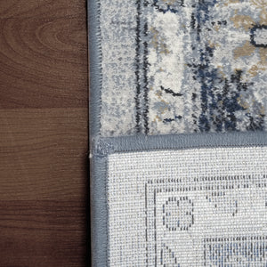Dynamic Rugs Ancient Garden 57559-9686 Silver/Blue Area Rug