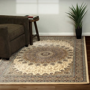Dynamic Rugs Ancient Garden 57090-6484 Ivory Area Rug