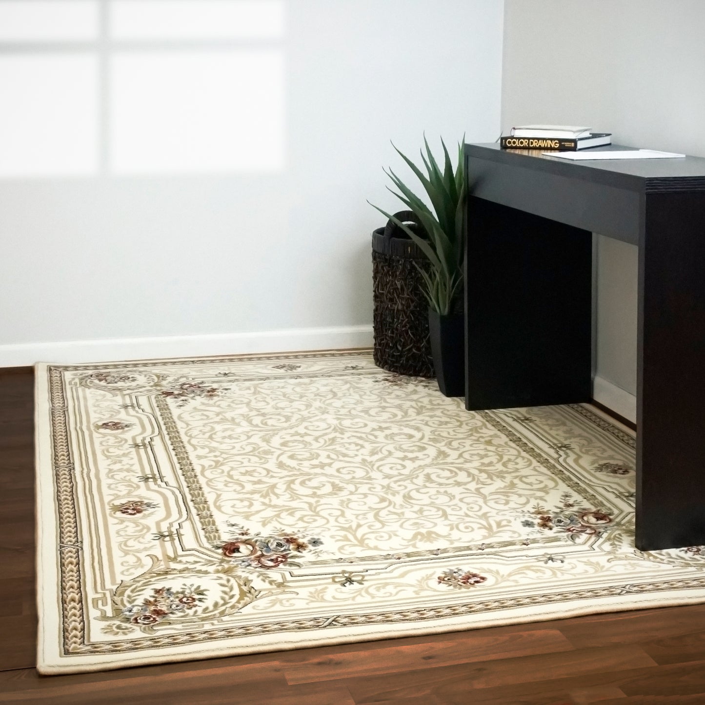 Dynamic Rugs Ancient Garden 57091-6464 Ivory Area Rug