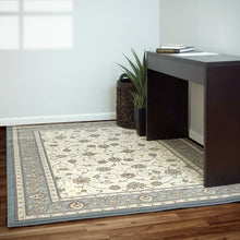 Load image into Gallery viewer, Dynamic Rugs Ancient Garden 57120-6454 Ivory/Light Blue Area Rug
