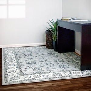 Dynamic Rugs Ancient Garden 57365-9666 Grey/Cream Area Rug