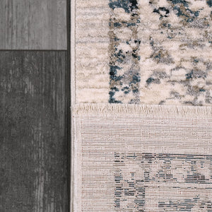 Dynamic Rugs Carson 5223-501 Blue/Ivory Area Rug
