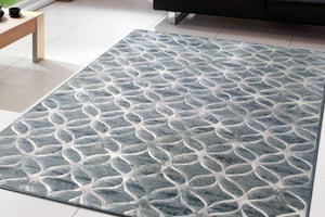 Dynamic Rugs Eclipse 63396-5666 Blue Area Rug