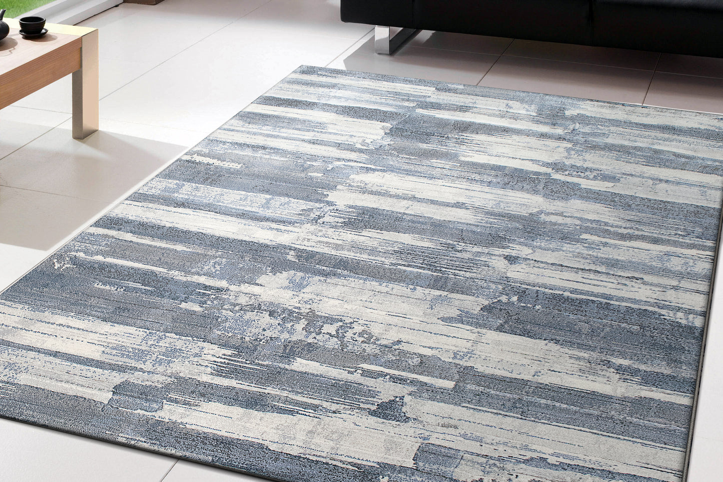 Eclipse 63423-7656 Blue Area Rug