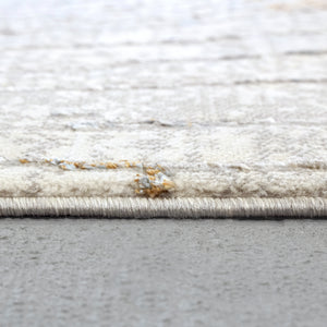 Dynamic Rugs Gold 1350-897 Cream/Silver/Gold Area Rug