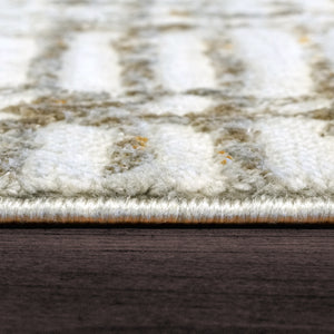 Dynamic Rugs Gold 1356-897 Cream/Silver/Gold Area Rug