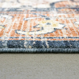 Dynamic Rugs Jupiter 3110-358 Beige/Navy/Copper Area Rug
