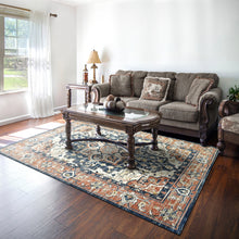 Load image into Gallery viewer, Dynamic Rugs Jupiter 3110-358 Beige/Navy/Copper Area Rug
