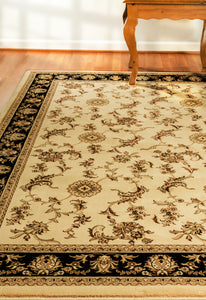 Dynamic Rugs Legacy 58017-190 Ivory/Black Area Rug