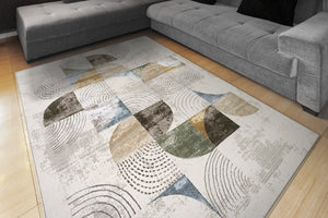 Dynamic Rugs Merit 6657-999 Grey/Multi Area Rug