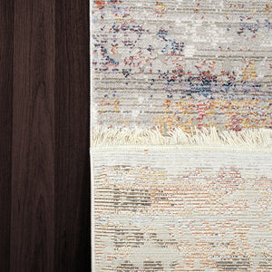 Dynamic Rugs Mood 8456-130 Ivory/Red Area Rug