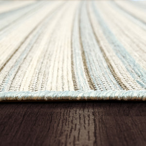 Dynamic Rugs Newport 96005-5003 Ivory/Blue Area Rug