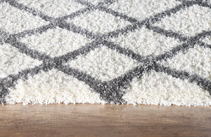 Dynamic Rugs Nitro Lux 6361-109 Ivory/Light Grey Area Rug
