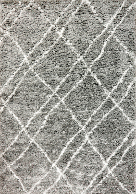 Nordic 7431-900 Silver/White Area Rug