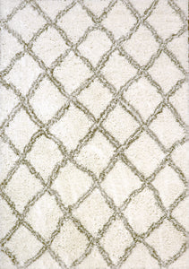 Dynamic Rugs Nordic 7432-100 White/Silver Area Rug