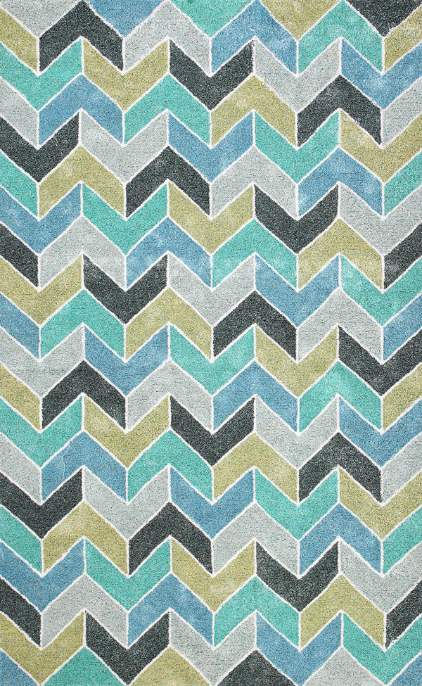 Dynamic Rugs Patio 8392-999 Multicolored Area Rug