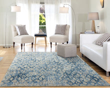Load image into Gallery viewer, Dynamic Rugs Quartz 27039-500 Ivory/Blue Area Rug

