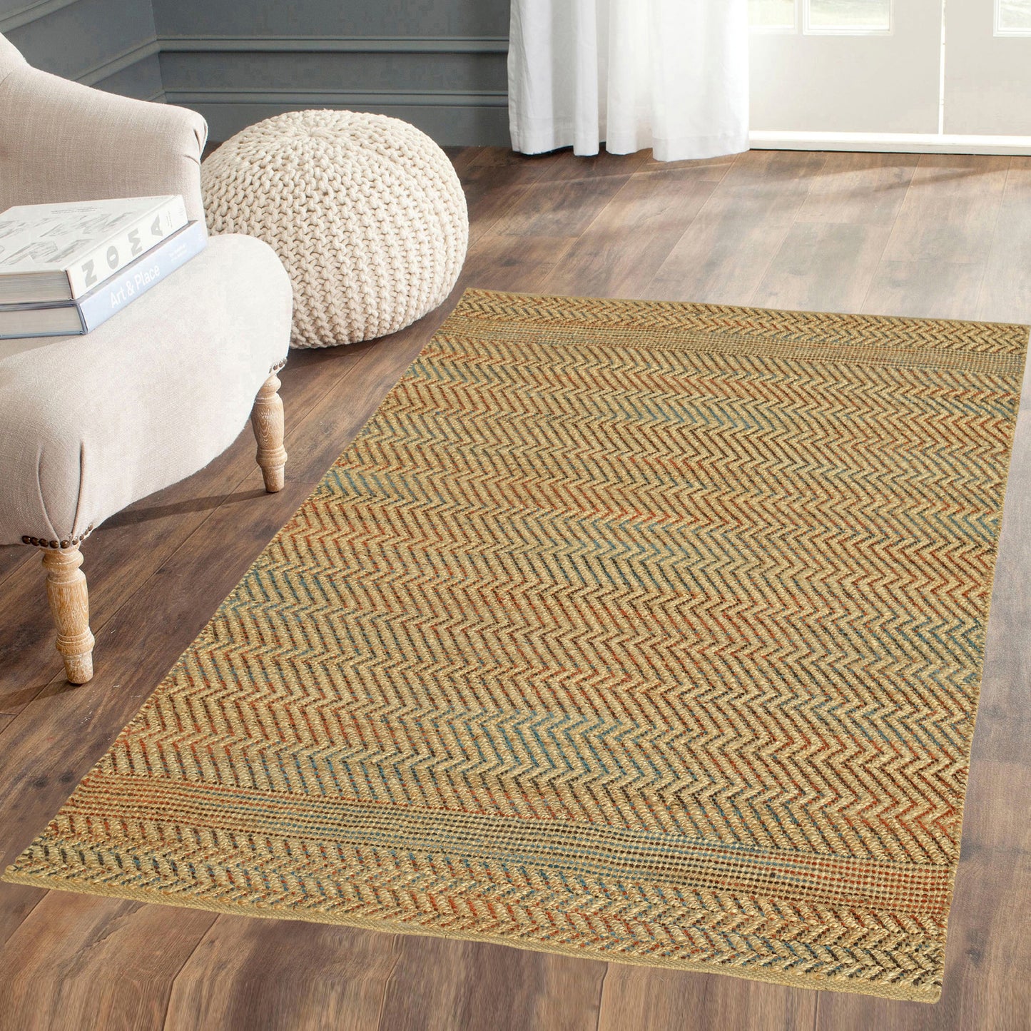 Shay 9423-899 Natural/Multi Area Rug