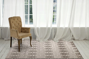 Dynamic Rugs Soul 7405-190 Ivory/Charcoal Area Rug