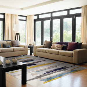 Dynamic Rugs Unique 4051-199 Cream/Multi Area Rug