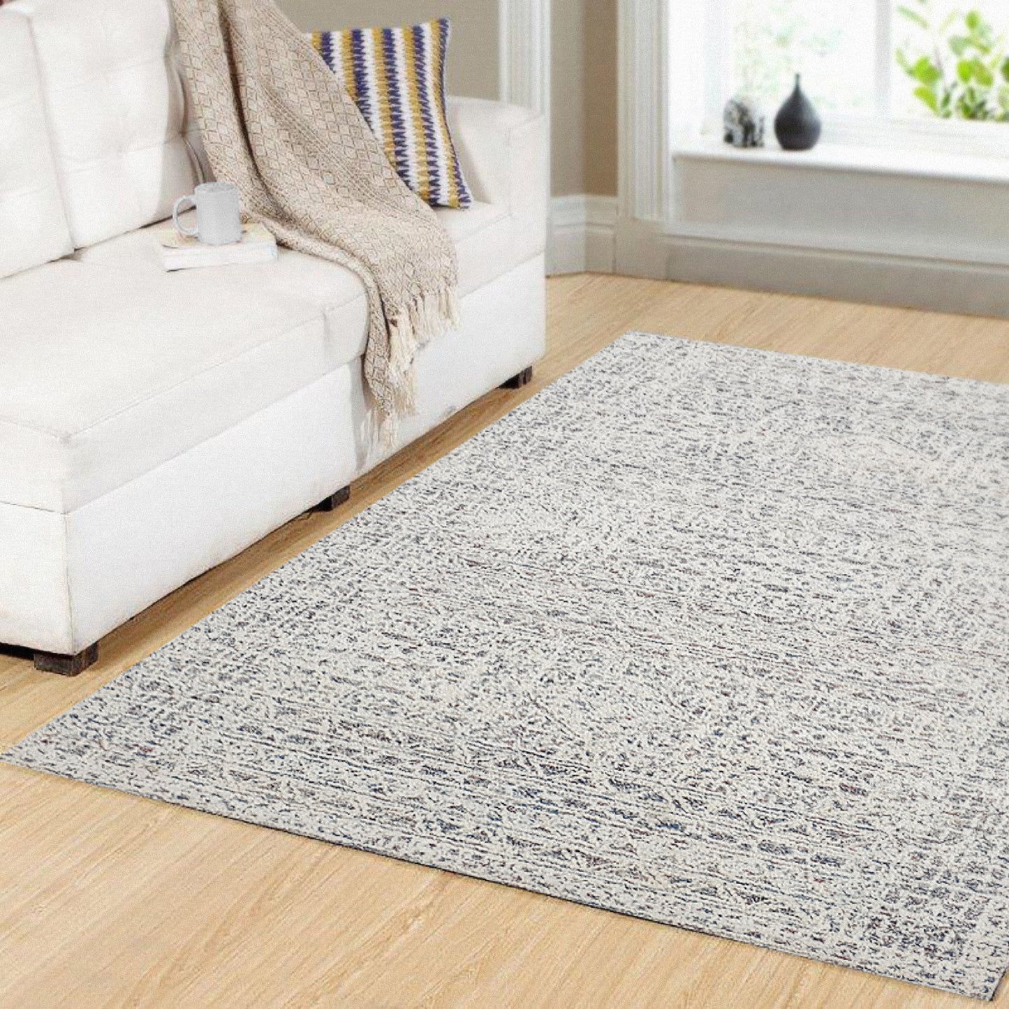 Vigo 2045-891 Taupe/Charcoal/Ivory Area Rug